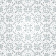 Seamless abstract white pattern with gray fancy ornament Vector illustration