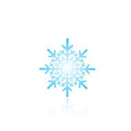 Blue snowflake Vector