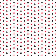 Seamless pattern of card suits endless background