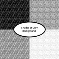 Set of four grey vector patterns