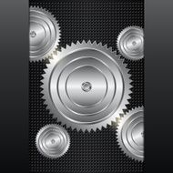 Abstract mechanical background N2