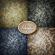 Military camouflage backgrounds (jungle woodland blueberries