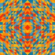 Colorful trianglulation pattern N8