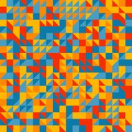 Colorful trianglulation pattern N9