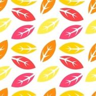 Autumn leaves pattern