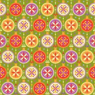 Seamless pattern with multicolored balls
