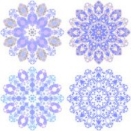 Decorative floral ornament in East style N6