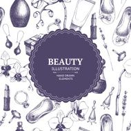 Vintage fashion template N3