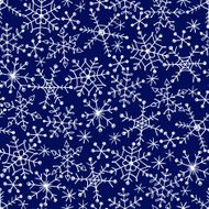 Seamless vector pattern with snowflakes N3