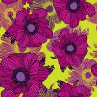 Seamless pattern with flowers rose N7