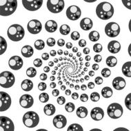 vortex black and white design background vector
