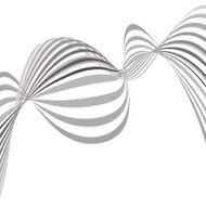 mobious optical art wave vector background black and white N2