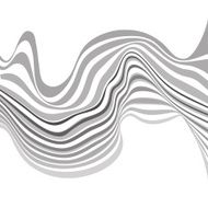 mobious optical art wave vector background black and white N7