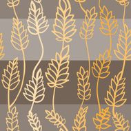 Vector Oat Seamless Pattern