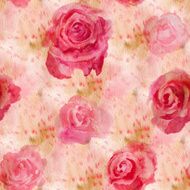 Watercolor flowers Roses N6