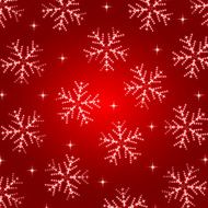 red christmas background with snowflakes N3