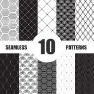 pattern dots collection Geometric vector set background