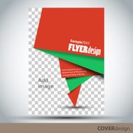 Vector brochure flyer cover design template N2