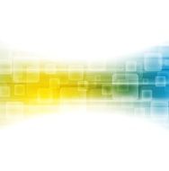 Yellow blue shiny tech background
