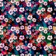 Hawaiian tropical floral seamless pattern N2