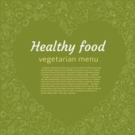 Healthy vegetable heart Vegetarian menu