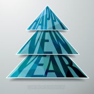 Christmas greeting card and Happy new year message