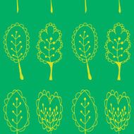 Seamless pattern with leaf N56