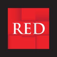 red paper background
