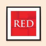red paper background N2
