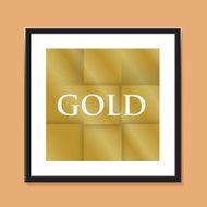 gold paper folded background