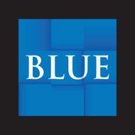 blue paper folded background N3