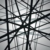 Vector lines black abstract background N2