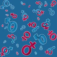 Gender seamless pattern N2