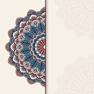 Floral oriental pattern N6