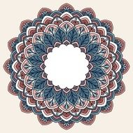 Floral oriental pattern N10
