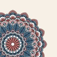 Floral oriental pattern N14