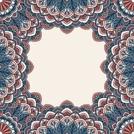 Floral oriental pattern N16