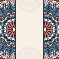 Floral oriental pattern N17