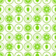Fruit seamless vector pattern