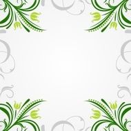 Illustration floral background