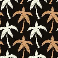 Seamless pattern with palm trees N7