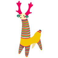 Filimonovo toy penny whistle deer