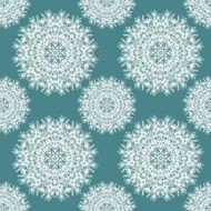 Vector abstract snowflake pattern N2