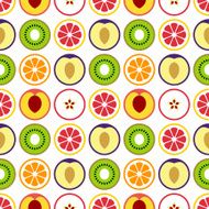 Fruit seamless vector pattern N2