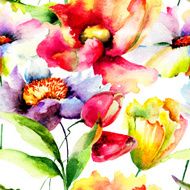 floral seamless pattern N435