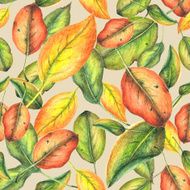 Vintage autumn pattern