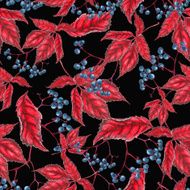 Wild grape pattern