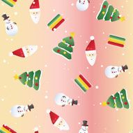 New year seamless pattern Endless Christmas template N7