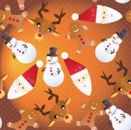 New year seamless pattern Endless Christmas template N14