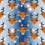 Seamless pattern with deer N2